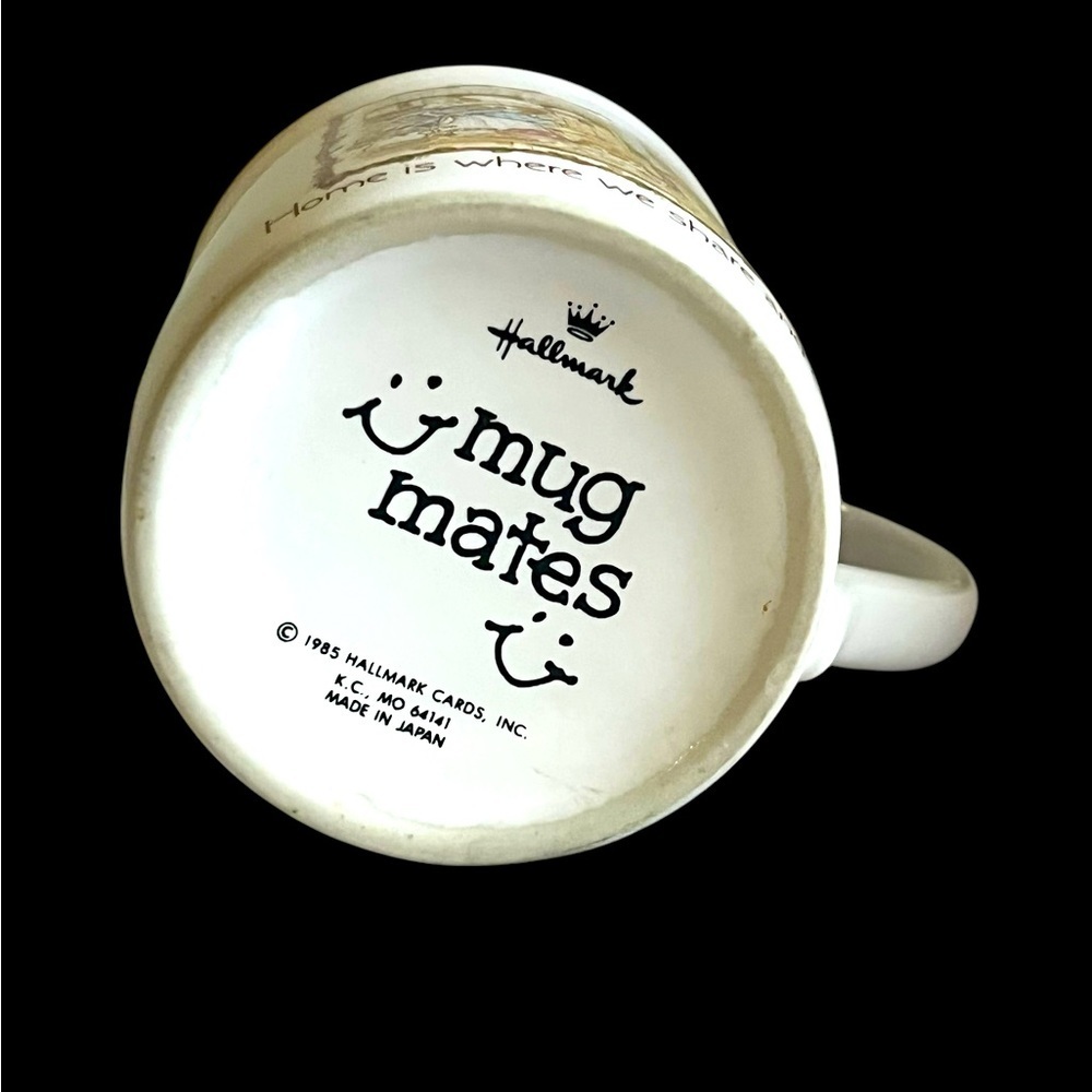 Vintage Hallmark Mug Mates Cute Bunny Mug 1985 - Picture 3 of 4